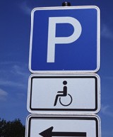 Schild Schwerbehindertenparkplatz